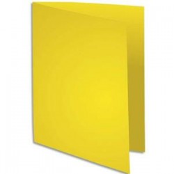 EXACOMPTA Paquet de 100 chemises BAHIA en carte 220 grammes coloris jaune
