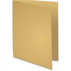 EXACOMPTA Paquet de 100 sous-chemises ROCK"S en carte 80g coloris havane