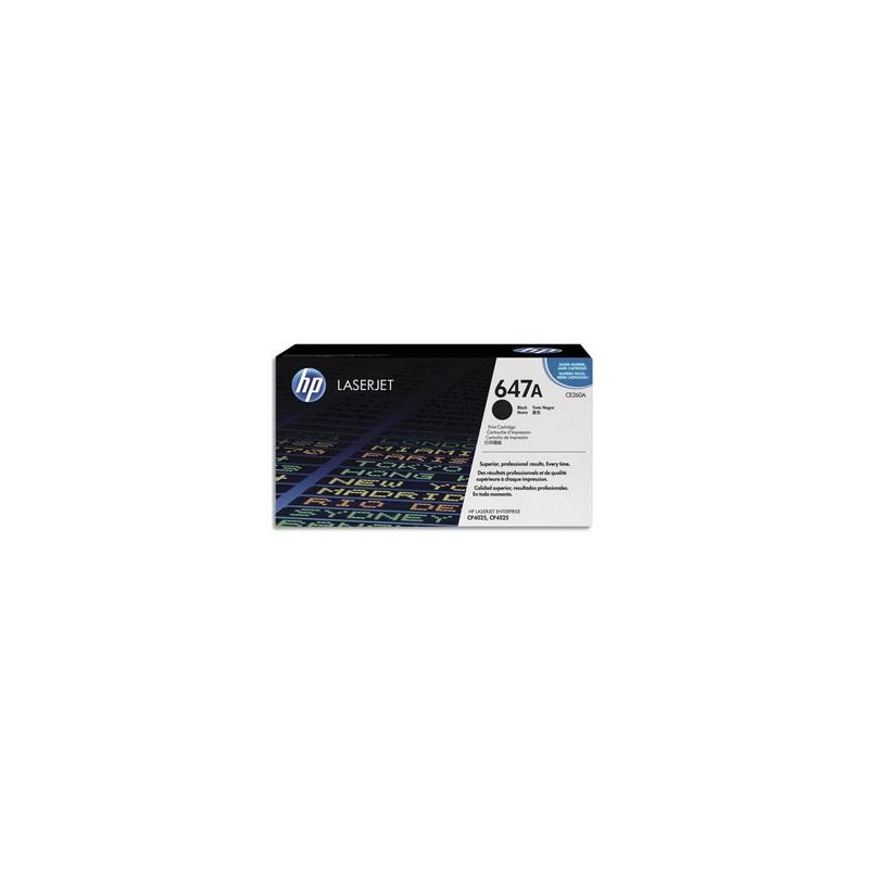 HP Cartouche laser noir CE260A