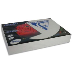CLAIREFONTAINE Ramette 250 feuilles A3 200g DCP coated brillant 2 faces 6862