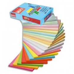 PAPYRUS Ramette 500 feuilles papier couleur vive ADAGIO bouton d'or vif A4 80g