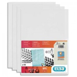 ELBA Sachet de 10 pochettes-coin Fard'liss incolore en PVC 20/100e