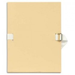 EXACOMPTA Chemise extensible Varia 2230 , recouverte de papier grainé mastic