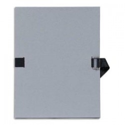 EXACOMPTA Chemise extensible Varia 2230 , recouverte de papier grainé gris