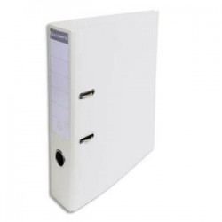 EXACOMPTA Classeur à levier PVC dos de 70mm blanc