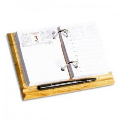 JPC Socle en bois arceaux métallique pour bloc éphéméride