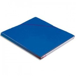 ELBA Chemise Eurofolio Alpina, dos de 1,5 cm, carte lustrée 5/10e bleu gitane