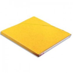 ELBA Chemise Eurofolio Alpina, dos de 1,5 cm, carte lustrée 5/10e jaune