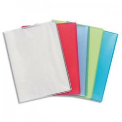 EXACOMPTA Protège document en polypropylène CHROMALINE, 120 vues, assortis