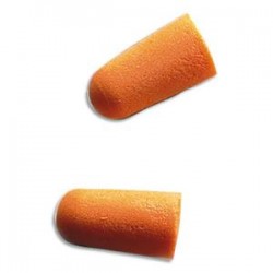 3M Boîte de 200 paires de Bouchons d'oreilles jetables en mousse souple conique orange K1100
