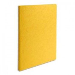 EXACOMPTA Chemise à dos rainé , en carte lustrée 5/10e jaune