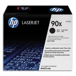 HP Toner Noir pour LaserJet Enterprise M4555 MFPCE390X-CE390X