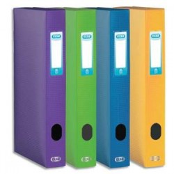 ELBA Boîte de classement Boxing Memphis , dos de 4 cm, en polypropylène 7/10e coloris mode assortis