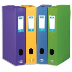 ELBA Boîte de classement Boxing Memphis , dos de 8 cm, en polypropylène 7/10e coloris mode assortis