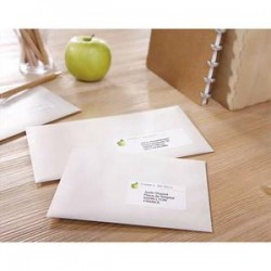 AVERY Boîte de 6500 étiquettes adresse laser recyclées blanc 38,1 x 21,2 mm LR7651-100