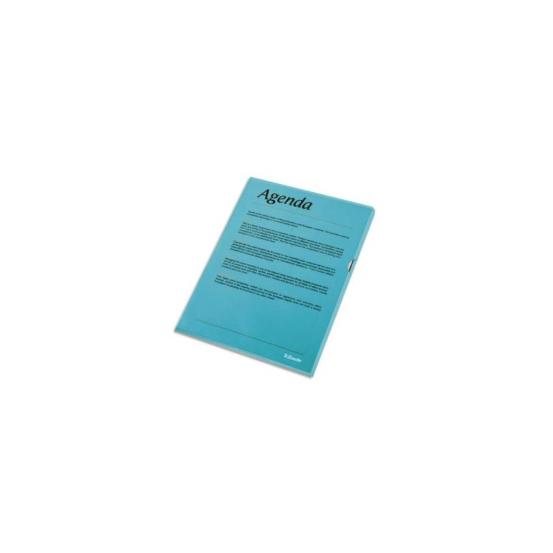 ESSELTE Boîte de 100 pochettes-coin Copy Safe bleu en polypropylène 11/100e