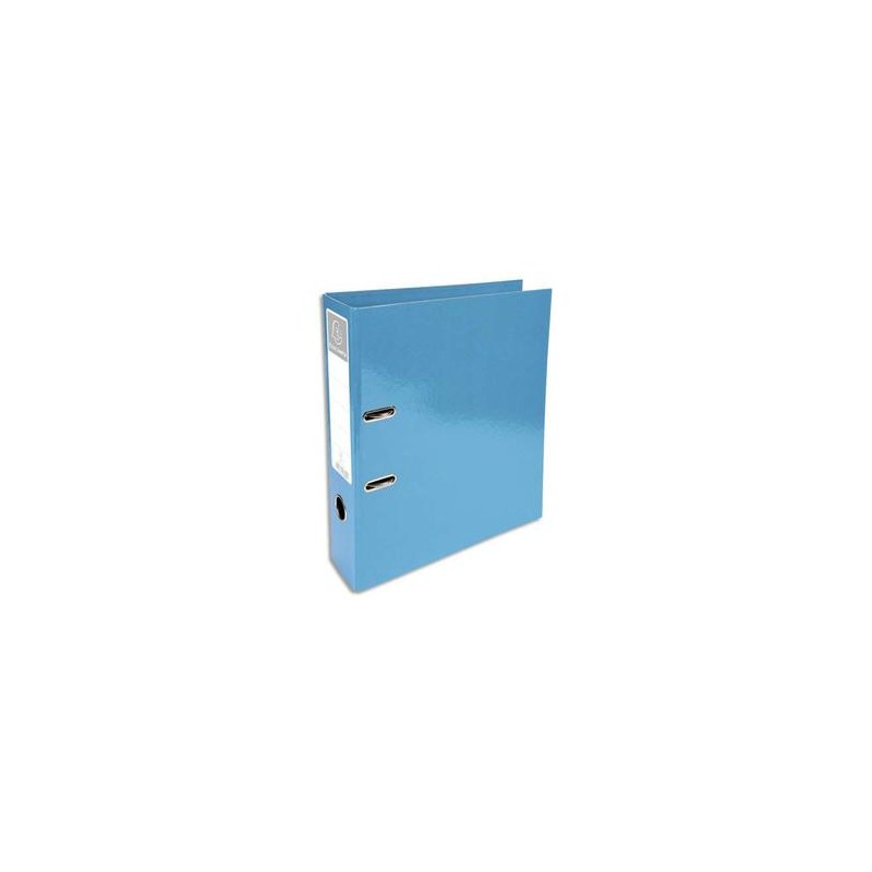 EXACOMPTA Classeur à levier IDERAMA en carton pelliculé. Dos 7 cm. Format A4+. Coloris turquoise