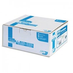 GPV Boite de 500 enveloppes DL 110x220mm blanches auto-adhésives NF PFEC 90g