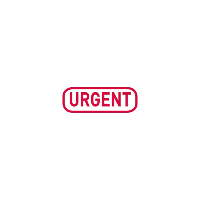 TRODAT X-Print "URGENT" 4912 rouge climatiquement neutre - encrage rouge