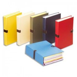 5 ETOILES Chemise extensible recouverte de papier toilé coloris assortis