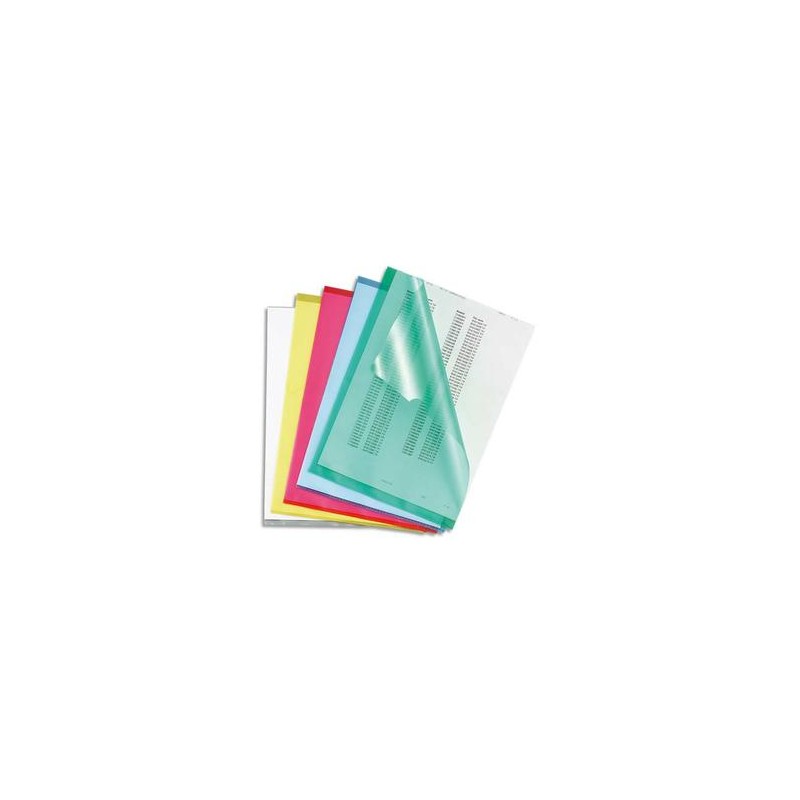 5 ETOILES Boîte de 100 pochettes-coin coloris assortis en polypropylène 12/100e assortis