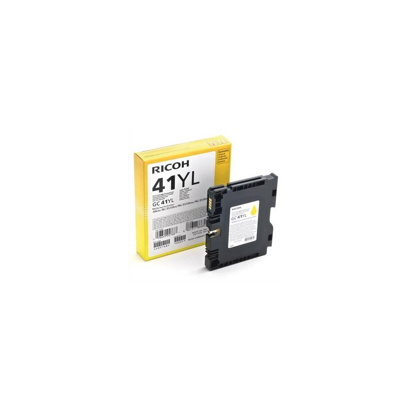 RICOH Cartouche gel jaune 405764 GC41Y 2200 pages Aficio SG 3110