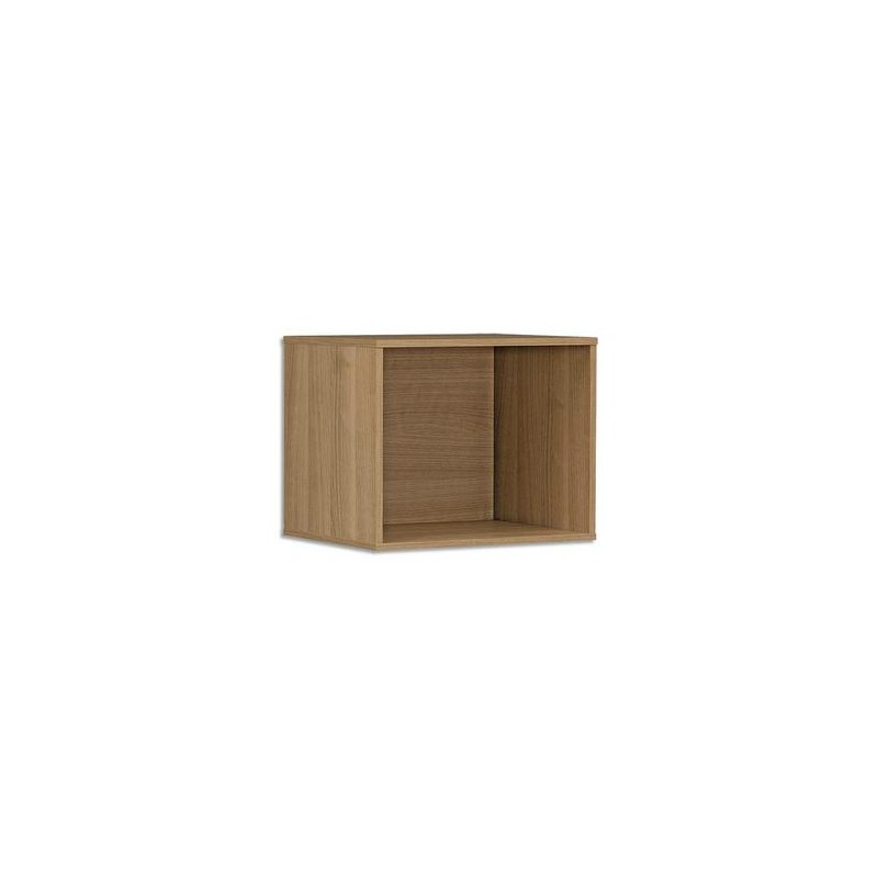 GAUTIER Cube Xenon, intégrable pour bibliothèques - Dimensions : L42 x H34 x P34 cm merisier Italien
