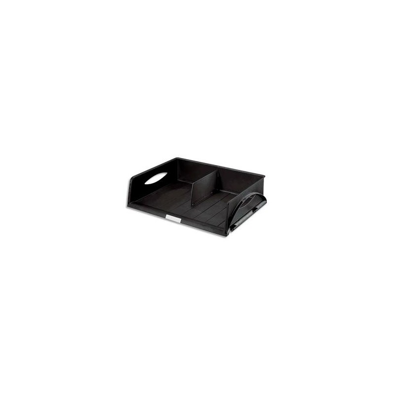 LEITZ Corbeille Sorty format A4 Jumbo - Noir- L 49 x H 12,5 x P 38,5 cm