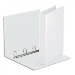 ESSELTE Classeur à couverture personnalisable sur deux faces en PVC blanc - dos de 5 cm