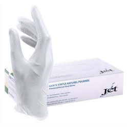 EPI Boîte distributrice 100 gants économique en vinyl légèrement poudrés L24 cm Ambidextres Taille 9-10