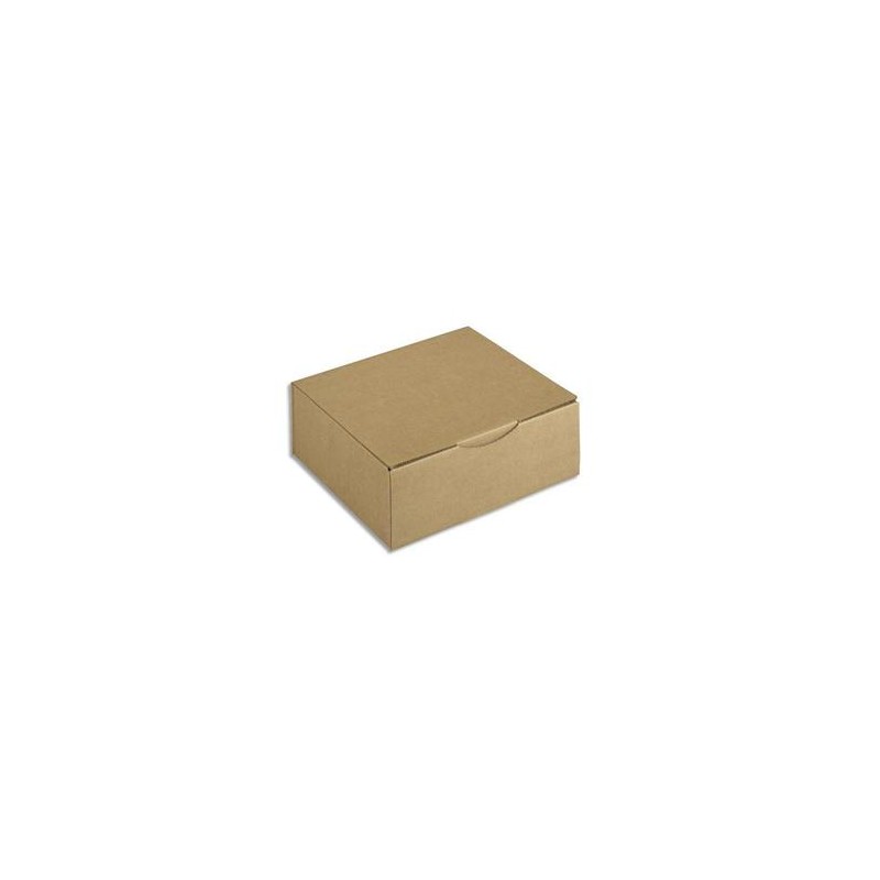 EMBALLAGE Boîte postale en carton brun simple cannelure - Dimensions : L30 x H10 x P24 cm