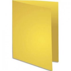 EXACOMPTA Paquet de 100 chemises Flash 220 teintes vives jaune, format 320x240mm