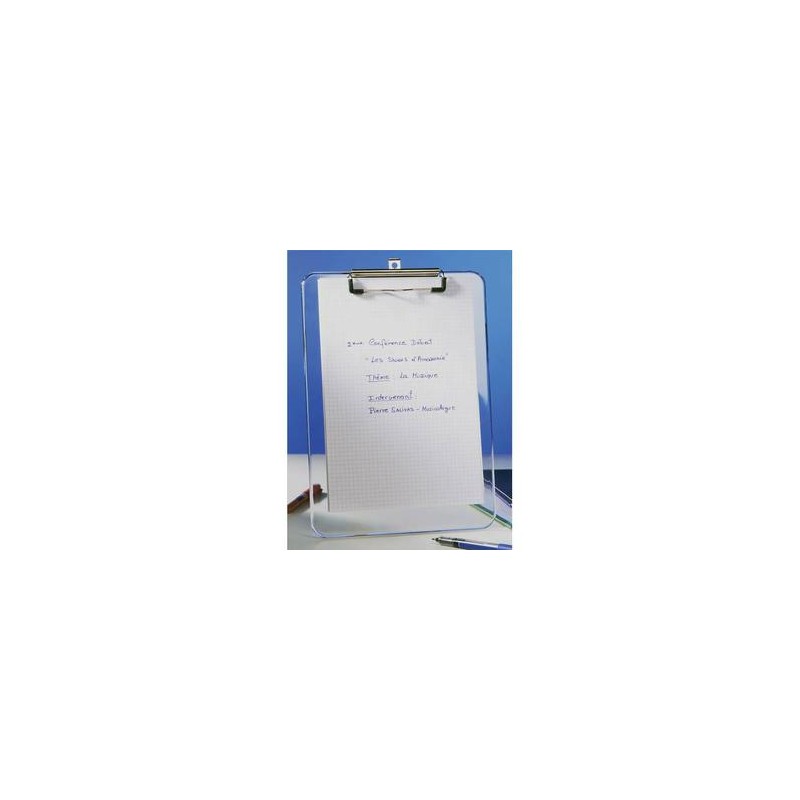 ALBA Porte-bloc plastique transparent