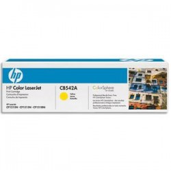 HP Cartouche laser jaune pour CP1515 [CB542A]