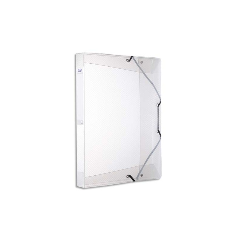 ELBA Boîte de classement HAWAI 24x32cm PP 7/10e incolore, dos 4cm