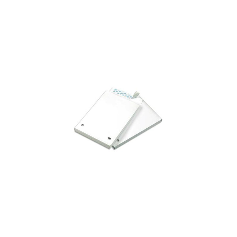 GPV paquet de 50 pochettes kraft blanc auto-adhésif, format C4 229x324mm soufflet 30mm120g