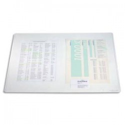 DURABLE Sous mains Duraglas transparent 50x65 cm