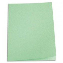 5 ETOILES Paquet de 100 chemises carte recyclée 180 grammes coloris vert