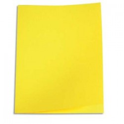 5 ETOILES Paquet de 100 chemises carte recyclée 180 grammes coloris jaune