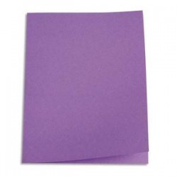 5 ETOILES Paquet de 100 chemises carte recyclée 180 grammes coloris lilas
