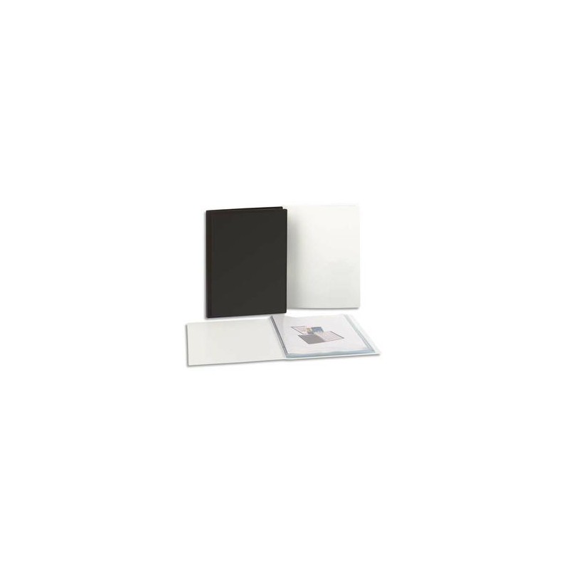 5 ETOILES Protege documents personnalisable en polypropylene noir 60 vues