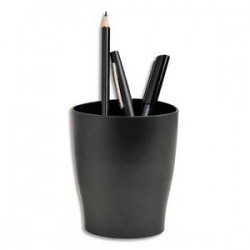 5 ETOILES Pot à crayons ECO noir - Polystyrène Dimensions : L x H x P cm