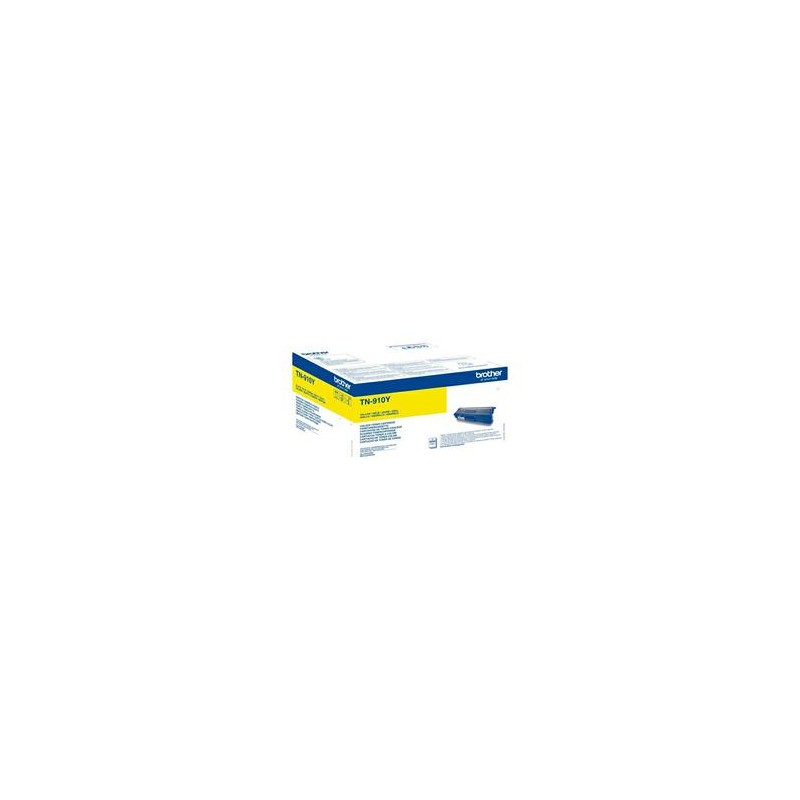 BROTHER Cartouche kit toner Jaune ultra haute capacité TN910Y