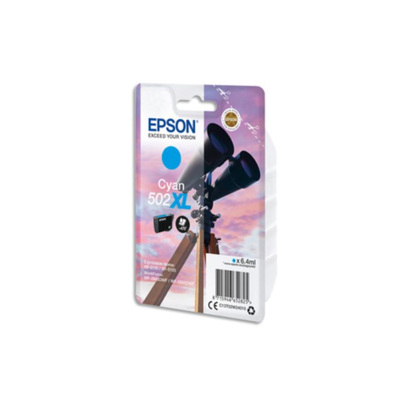 EPSON Cartouche jet d'encre cyan XL jumelles C13T02W24010