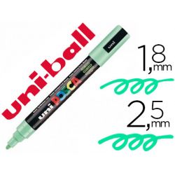 Marqueur posca pc5m gouache encre inodore toutes surfaces pointe moyenne conique couleur opaque couvrante vert clair