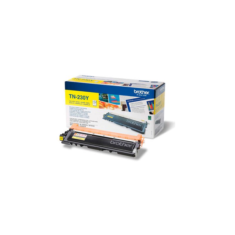 Toner laser brother TN230Y couleur jaune 1400p