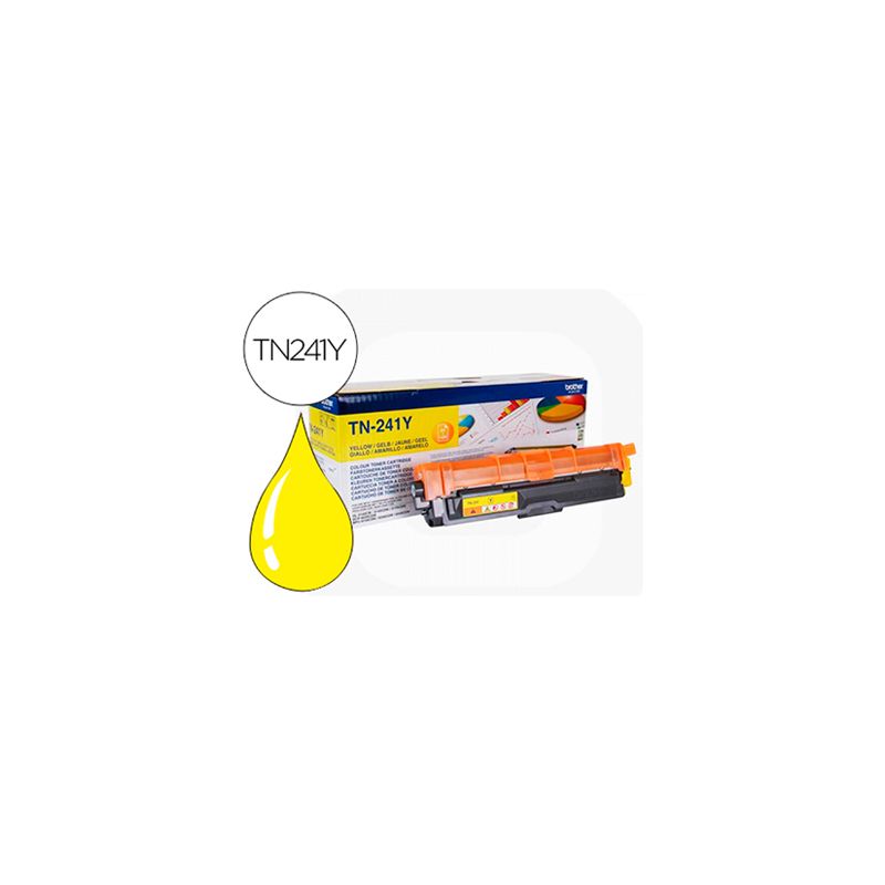 Toner laser brother TN241Y couleur jaune 1400p