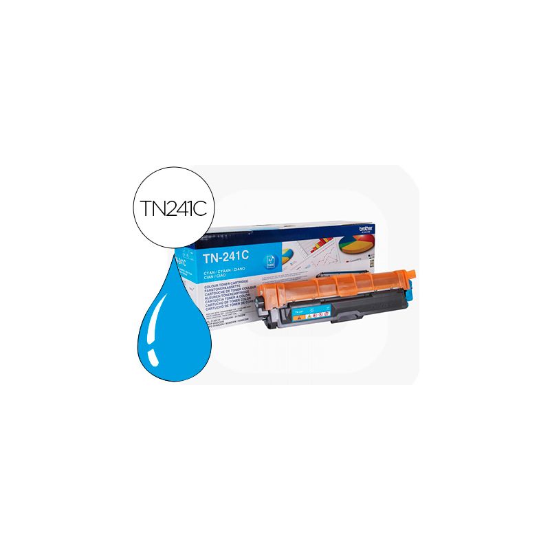 Toner laser brother TN241C couleur cyan 1400p