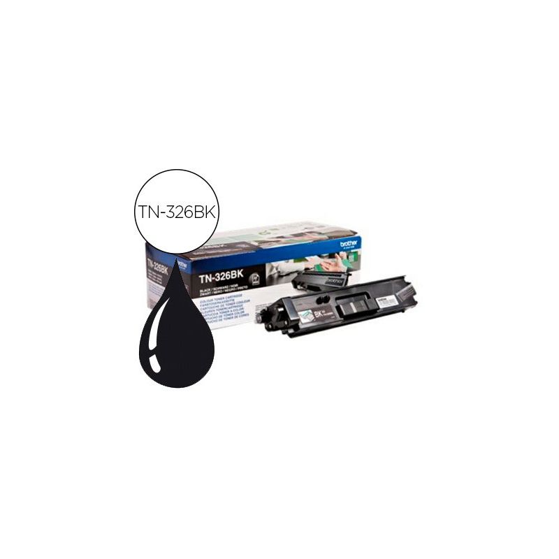 Toner laser brother TN326BK couleur noir 4000p