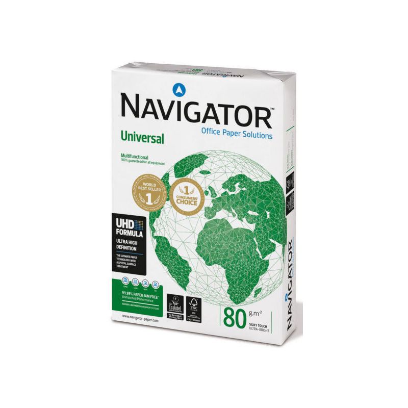 Ramette Papier A4 500 feuilles Navigator 80g universal